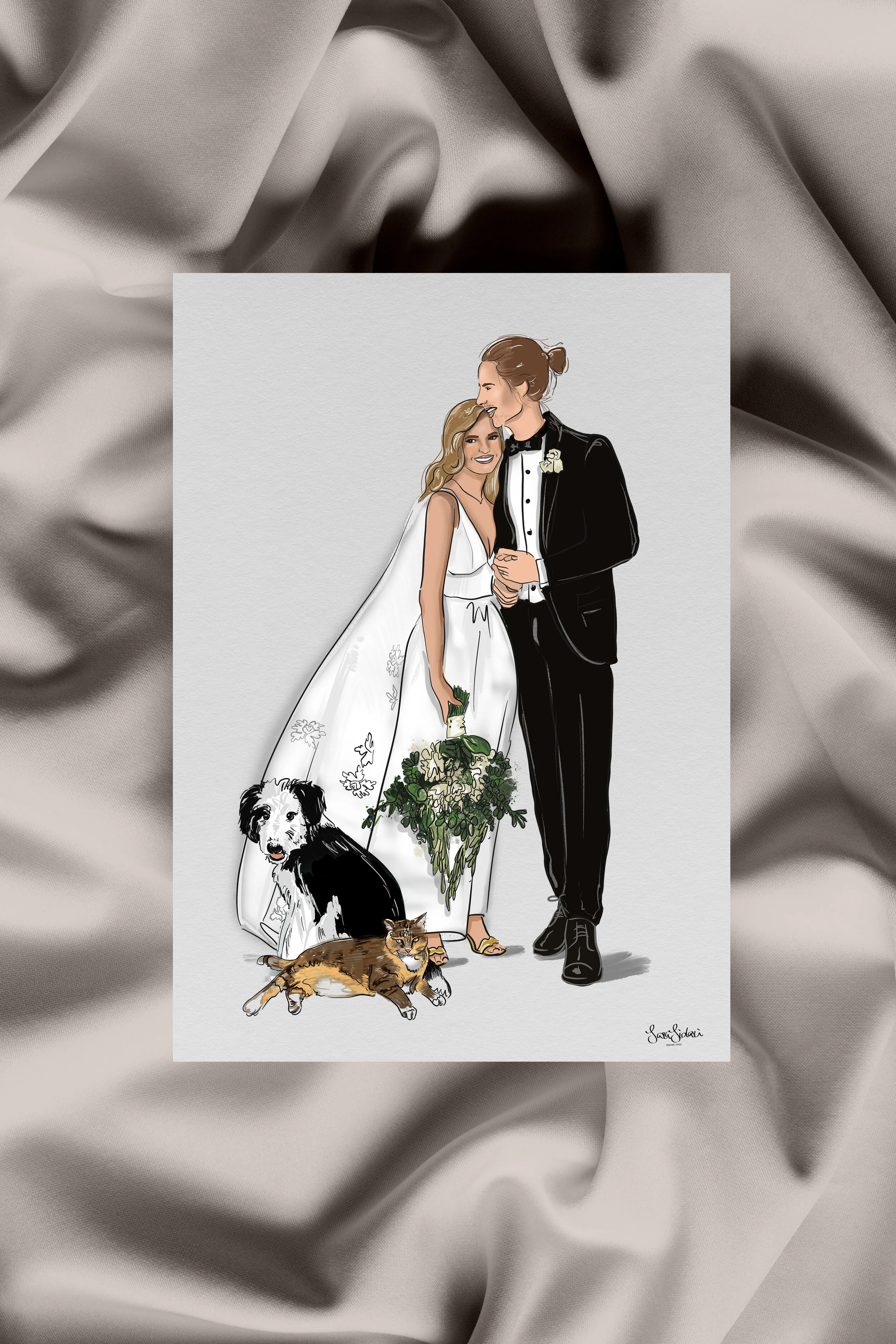 Wedding Art — Sara Sidari Art Work